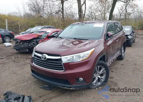 2015 Toyota Highlander Le Plus V6 из США, поврежденный, VIN 5TDBKRFH5FS172910
